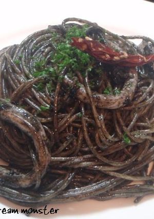 イカ墨のスパゲッティ-レシピのメイン写真