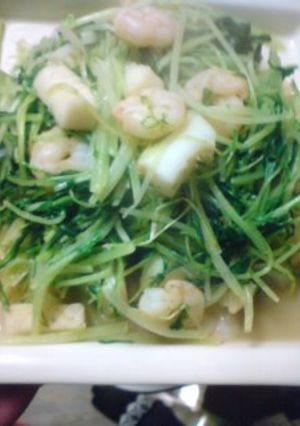 超簡単！水菜のヘルシー炒め-レシピのメイン写真