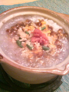 なめこと生姜の昆布茶お粥-レシピのメイン写真