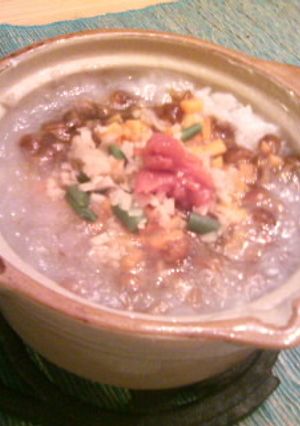 なめこと生姜の昆布茶お粥-レシピのメイン写真