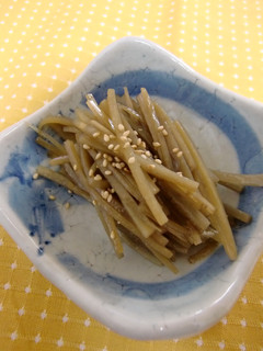 おばあちゃんの味♡きんぴらごぼう-レシピのメイン写真
