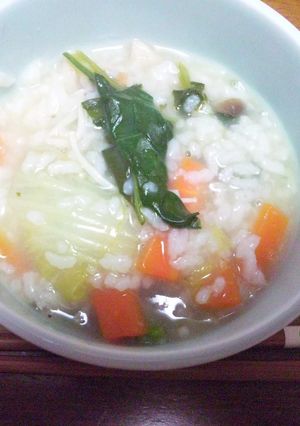 野菜のやさしい*おじや-レシピのメイン写真