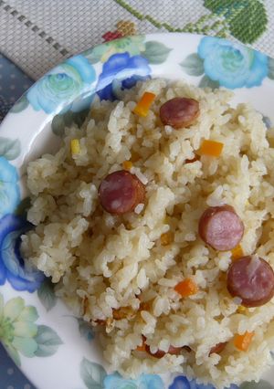炊飯器でミルクピラフ-レシピのメイン写真