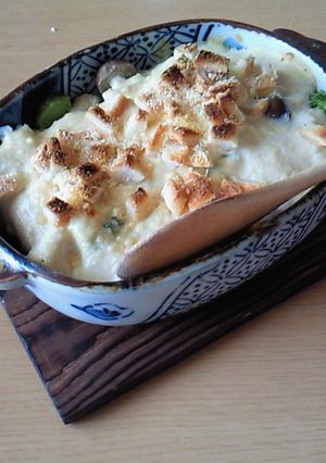 小麦粉・バターなし!!豆腐ホワイトソース-レシピのメイン写真