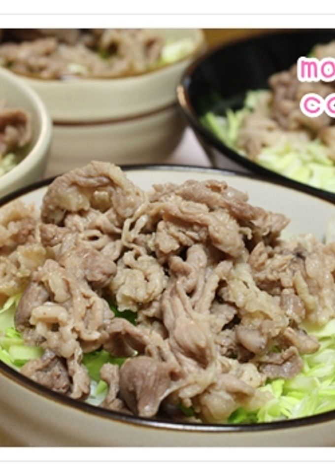 簡単　豚肉のしょうが焼き丼-レシピのメイン写真