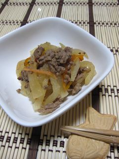 挽き肉入り大根のきんぴら-レシピのメイン写真