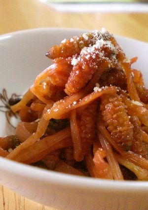 *春に食べたい☆つくしのナポリタン*-レシピのメイン写真