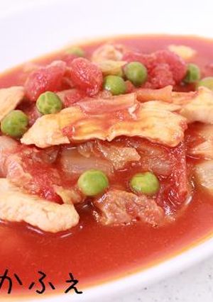 鶏肉と白菜のトマト煮-レシピのメイン写真
