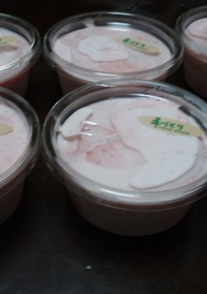 いちごのババロア-レシピのメイン写真