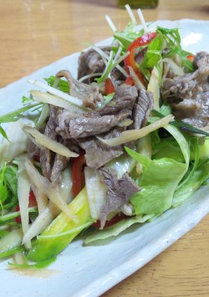 牛肉とごぼうのアジアンごちそうサラダ　-レシピのメイン写真