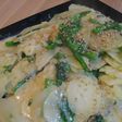 新じゃが&菜の花のしょうゆバターチーズ