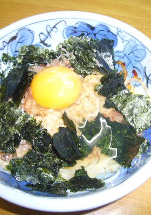 簡単!激うま・ラー油入り納豆パスタ-レシピのメイン写真