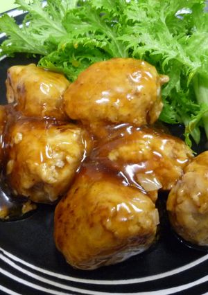 おからでヘルシー✿ふわっふわ肉団子-レシピのメイン写真