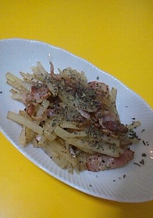 簡単！シャキシャキ♪じゃがベーコン炒め☆-レシピのメイン写真
