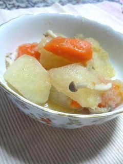 大根・人参・シメジのみぞれ煮-レシピのメイン写真