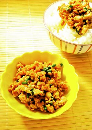 😊人気の学校給食メニュー♪スタミナ納豆😊-レシピのメイン写真