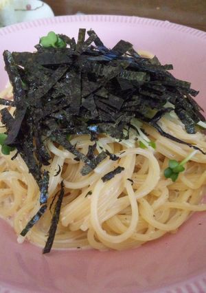 簡単♪　たらこクリームススパゲティー　-レシピのメイン写真