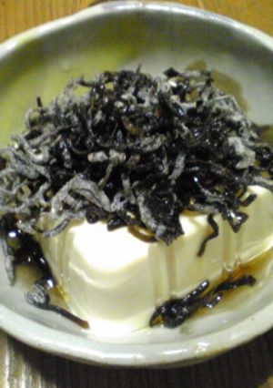 塩昆布で冷奴-レシピのメイン写真