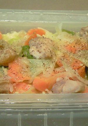 ルクエで作る野菜のクリーム煮-レシピのメイン写真