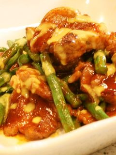豚バラ肉といんげんの炒め煮-レシピのメイン写真