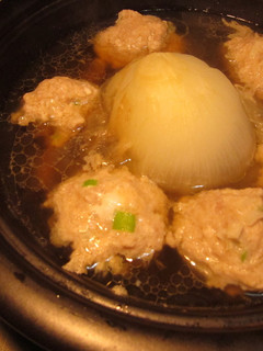 新玉ねぎと鶏団子のスープ-レシピのメイン写真