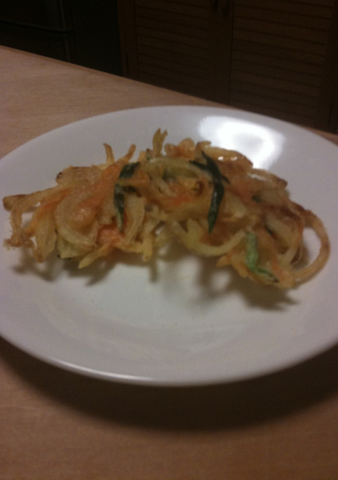玉ねぎとにんじんのかきあげ-レシピのメイン写真