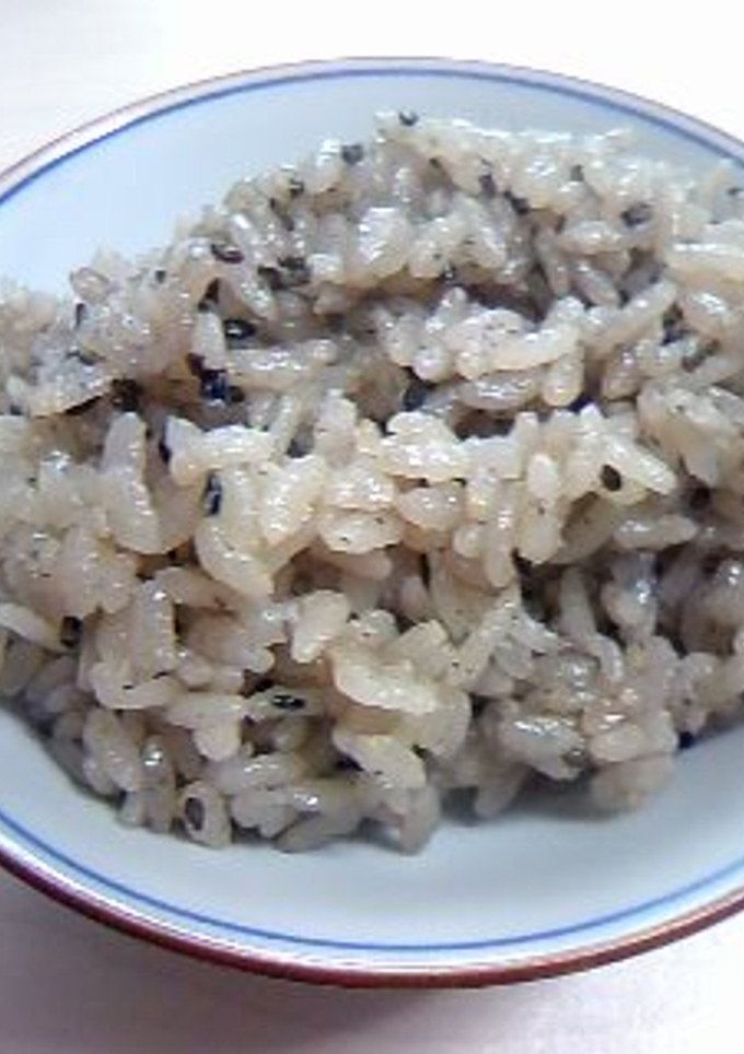 真っ黒☆黒ごまご飯☆-レシピのメイン写真