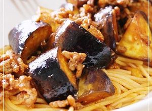 極ウマ♡ナスとひき肉のボロネーゼ風パスタ-レシピのメイン写真