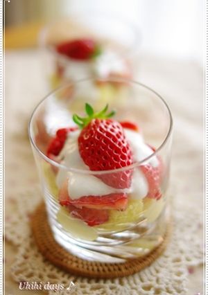 超簡単♪いちごのトライフル-レシピのメイン写真