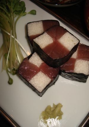 ☆マグロと長いもの市松☆-レシピのメイン写真