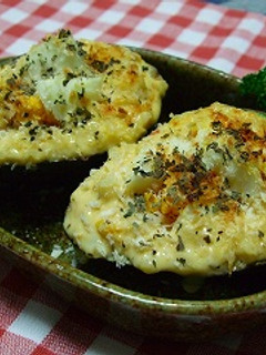 簡単ごちそう♪アボカドタルタルのっけ焼き-レシピのメイン写真