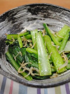 じゃこと小松菜の炒め物-レシピのメイン写真