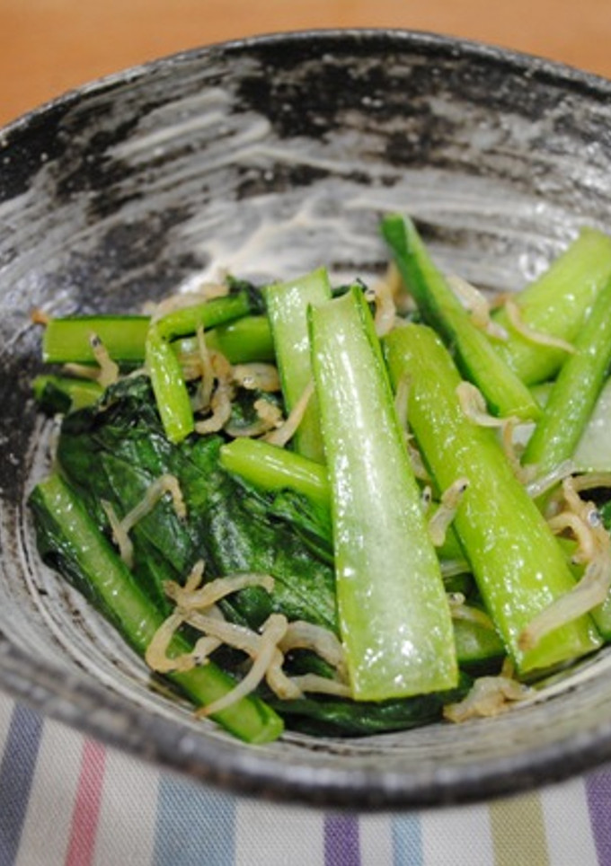じゃこと小松菜の炒め物-レシピのメイン写真