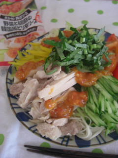 棒々鶏風ピリ辛そうめん-レシピのメイン写真