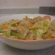 レンチン野菜とお肉の大根おろしポン酢風味