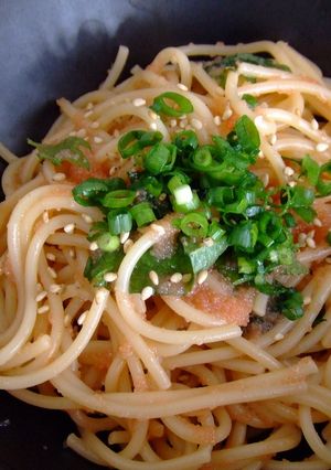 茹でて混ぜるだけ！明太子の和風パスタ-レシピのメイン写真