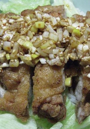 ピリ辛チキン丼-レシピのメイン写真