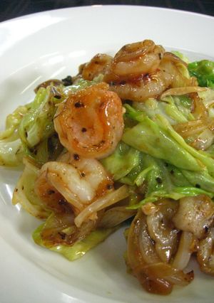 海老と豚肉の芳しいトウチ炒め-レシピのメイン写真