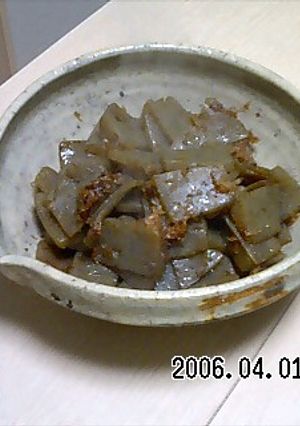 こんにゃくの土佐煮-レシピのメイン写真