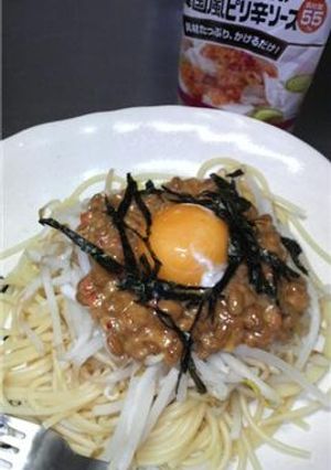 ☆韓国風☆納豆パスタ☆-レシピのメイン写真