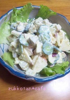 簡単まろやか♡フルーツと野菜のサラダ-レシピのメイン写真