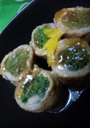 水菜のくるくる豚巻き-レシピのメイン写真