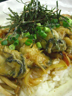 カキとベーコンのバター醤油丼-レシピのメイン写真