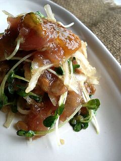 ■大根おろしポンズで まぐろ納豆■-レシピのメイン写真