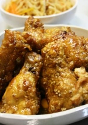 手羽元のから揚げ~照り酢だれ~-レシピのメイン写真