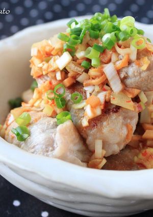 ★厚揚げの豚肉巻き　薬味ソース★-レシピのメイン写真