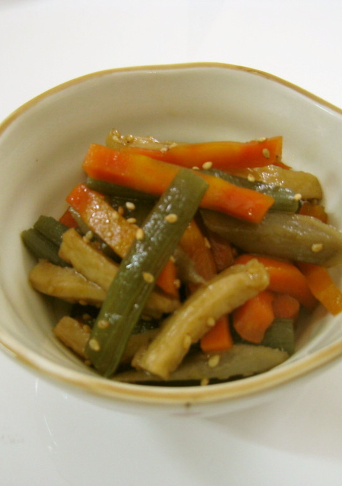 ふきと根菜の炒め煮-レシピのメイン写真