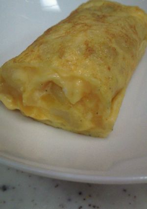 お弁当に簡単☆とろけるポテチー卵焼き!-レシピのメイン写真