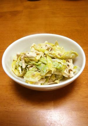 春キャベツのサラダ　味噌マヨ風味-レシピのメイン写真