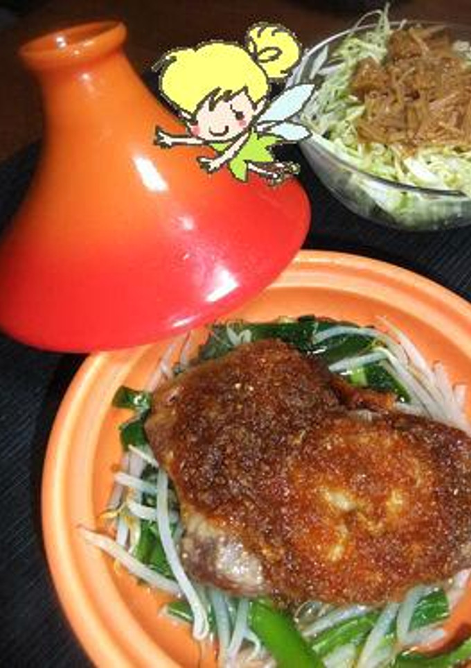 タジン鍋ｄｅ豚肉の生姜焼き風-レシピのメイン写真